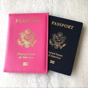 Hot Pink Passport Cover